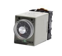 AH3-3 Time Relay DC24V Timer Relay with Socket 8Pin Set Range 3S-60S Off Delay Timer with Base(6S)