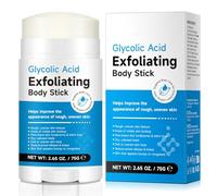 AHA Exfoliating Body Stick, 75g/2.65oz - Improves rough skin, contains 7% AHA + 0.5% BHA + 10% SHA, multi-purpose, suitable for heels, elbows, etc.