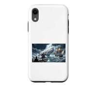 Ahab Faces the White Whale Moby-Dick Case for iPhone XR