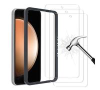 AHABIPERS 3 Pack Screen Protector for Samsung S23 FE 5G / Galaxy A54 5G Tempered Glass with Positioning Aid, Anti Scratch Bubble Free, HD Clarity Tempered Glass Film