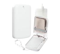 AHABIPERS Portable Screen Cleaner Kit, Glass Cleaning Spray With 1 Microfibre Cloth, 1 Earbuds Cleaner Pen and 2X19ml-0.67oz Fluid Refill for Phone, Eyeglasses, Laptop, Computer, Car Display - White