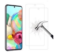 AHABIPERS Tempered Glass for Samsung Galaxy A71 Screen Protector, Easy Bubble-Free Installation, 9H Hardness, 99.99% HD Clarity Tempered Glass