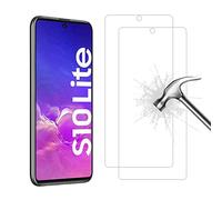 AHABIPERS Tempered Glass for Samsung Galaxy S10 Lite/Samsung Galaxy Note10 Lite Screen Protector, 9H Hardness, HD Clarity Easy Bubble-Free Installation Protector Tempered Glass - 2 Pack