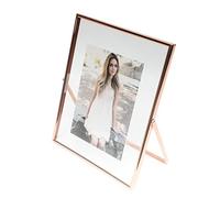 AhaGo Rose Gold Floating Picture Frame, 8x10 Inches, For Photo 8x10, 7x9, 6x8, Classy For Wedding, Anniversary, Birthday, Home or Office Decoration
