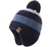 AHAHA Boys Winter Hat Fleece-Lined Skiing Toddler Hat Upgrade Knit Earflap Beanies for Kids