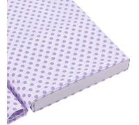 AHANDMAKER 1.1 Yard Cut Premium Cotton Quilting Fabric 63.78 Inch Wide Purple Polka Dot Material Premium Floral Print for Sewing DIY Crafting Christmas Home Decor