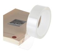 AHANDMAKER 1 Roll 10m Clear Strong Adhesive Book Repair Tape Archival Tape 1.18" Wide Bookbinding Supplies for Library Old Books Torn Pages Binding Repair and Protection, 0.3mm Thick