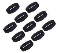 AHANDMAKER 10 Pcs Black Silicone Seat Belt Buckle Cover Universal Car Seatbelt Protector Pad for Men Women Family SUV Van Vehicle Interior Anti Scratch Accessories