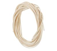 AHANDMAKER 10M/32ft Basket Weaving Round Strands 2mm Natural Rattan Wicker Strips for Basket Furniture Making Chair Weaving Repairing DIY Craft, PapayaWhip