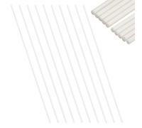 AHANDMAKER 10Pcs Reusable Hanging Burning Rods, 7.68x0.08in White Polymer Clay Ceramic Jewelry Sculpture Burn Sticks High Temperature Kiln Firing Tools for Crafts Pottery Jewelry Making