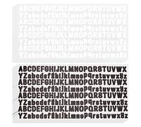AHANDMAKER 12 Sheets 2496 Pcs Alphabet Stickers, Self Adhesive Vinyl Letters Black White Stickers Decals for Mailbox Sign Water Bottle Window Door Business Address Number Jar Labels Scrapbooking