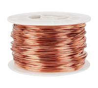 AHANDMAKER 147 Feet 16 Gauge 99.9% Pure Copper Jewelry Wire, Solid Bare Copper Wire Beading Craft Wire for Jewelry Making and Gardening Plants (1.3mm Diameter)