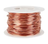 AHANDMAKER 147 Feet Copper Wire, 18 Gauge Copper Wire for Jewelry Making and Crafts, 99.9% Pure Copper Jewelry Wire, Solid Bare Copper Wire Beading Craft Wire for Gardening Plants(1mm Diameter)