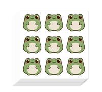 AHANDMAKER 180 Pieces Self-Adhesive Frog Labels Stickers, 1 Inch Cartoon Frog Stickers for Planner Calendar Scrapbooking Crafting Bag Seal Party Gift Decor