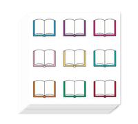 AHANDMAKER 180Pcs Book Planner Stickers Self-Adhesive Decals Vibrant Colorful Book Stickers for Planner Calendar Scrapbook Crafting Arts Journaling Gift Bag Seal Theme Party Decor
