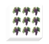AHANDMAKER 180Pcs Grapes Fruit Stickers, Cute Grapes Paper Decals Self-Adhesive Label Stickers for Party Gift Favors, Envelope Seals, Goodie Bags, Scrapbooking, Craft, Calendars, Journals, Album
