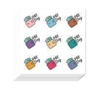 AHANDMAKER 180Pcs Pay Day Planner Stickers Self-Adhesive Wallet Decals for Planner Calendar Scrapbook Crafting Arts Journaling Budget Tracking Gift Bag Seal Theme Decor