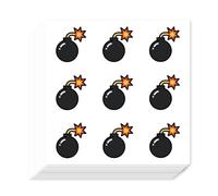 AHANDMAKER 180Pcs Planner Stickers Self-Adhesive Decals Explosion Stickers for Planner Calendar Scrapbook Crafting Arts Journaling Gift Bag Seal Theme Party Decor