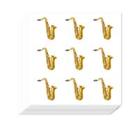 AHANDMAKER 180Pcs Saxophone Planner Stickers Self-Adhesive Decals Musical Instrument Stickers for Planner Calendar Scrapbook Crafting Arts Journaling Gift Bag Seal Theme Party Decor