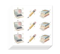 AHANDMAKER 180Pcs Self-Adhesive Planner Stickers Cartoon Books Laptop Pencil Stickers Cute Decals for Planner Calendar Scrapbook Crafting Arts Gift Bag Seal Theme Party Decor