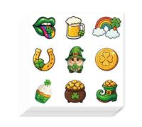 AHANDMAKER 180Pcs St. Patrick's Day Stickers Self-Adhesive Four-Leaf Clovers Leprechauns Decals for Planner Calendar Scrapbook Crafting Arts Journaling Gift Bag Seal Theme Party Decor