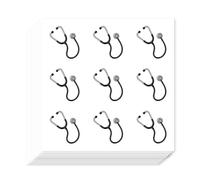 AHANDMAKER 180Pcs Stethoscope Planner Stickers Self-Adhesive Decals Doctor Theme Stickers for Planner Calendar Scrapbook Crafting Arts Journaling Gift Bag Seal Theme Party Decor