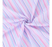 AHANDMAKER 2 Yards Striped Fabric 57 Inch Wide Pink Textured Polyester Stripes Fabric Soft Tablecloth by The Yard for Pillows Curtains Home Decor DIY Craft Sewing Projects