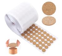 AHANDMAKER 2000pcs Cork Pads for Chair Feet Furniture Leg Protectors 0.79in Self Adhesive Round Floor Sliders for Wood Floors Christmas Wedding Home Staging