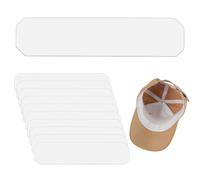 AHANDMAKER 20Pcs Hat Shaper Insert, Paper Baseball Caps Inserts Shapers Caps Hat Inner Support Baseball Bump Cap Holder Universal Cap Inner Liner for Home Store Display Stand, Rectangle White
