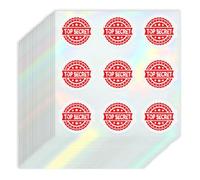 AHANDMAKER 20Sheet Top Secret Labels Stickers,1 Inch Laser Glitter Stickers Stamp Bumper Confidential Sticker for Mystery Bag Envelopes Planner Crafting Party Decor Gift Bag Seal