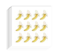 AHANDMAKER 240 Pcs Self-Adhesive Banana Stickers, 0.74x0.9 Inch Yellow Banana Scrapbook Paper, Fruit Planner Stickers Decals for Scrapbooking Planner Calendar DIY Crafts Party Decor Gift Bag Seal