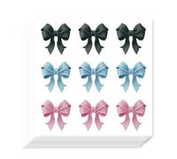 AHANDMAKER 240 Pieces Self-Adhesive Colorful Bow Tie Labels Stickers, 1 Inch Cute Bowknot Stickers for Planner Calendar Scrapbooking Crafting Bag Seal Party Gift Decor