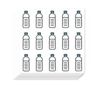 AHANDMAKER 300Pcs Water Tracker Planner Stickers Bottle Self-Adhesive Decals Cute Hydrate Stickers for Planner Calendar Scrapbook Crafting Arts Gift Bag Seal Theme Party Decor