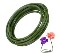 AHANDMAKER 32.8ft Flexible PVC Pipe Craft Tubes 16mm Diameter for Giant Flowers Crafts Floral Arch Bridal Bouquet Floral Wedding Decor, DIY Crafts Holiday Decorations, Green