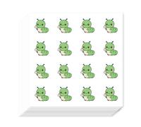 AHANDMAKER 320Pcs Caterpillar Animal Stickers Self-Adhesive Decals Cartoon Scrapbook Planner Stickers for Calendar Scrapbook Crafting Arts Journaling Gift Bag Seal Theme Party Decor