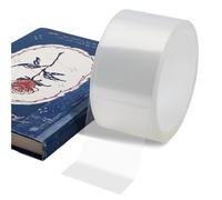 AHANDMAKER 33FT Clear Strong Adhesive Book Repair Tape, 5cm Wide