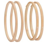 AHANDMAKER 4 Rolls Bamboo Strips for Weaving, 39.37 Feet Thin Flat Basket Weaving Materials 0.2/0.24 Inch Wide Strips Wicker Repair Kit for Basket Webbing Furniture Making Supplies DIY Crafts