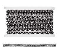 AHANDMAKER 4 Yards Hot Fix Nailhead Trim, 0.39inch/10mm Wide Stainless Steel Round Rivet Studed Applique Metal Iron-on Convex Dome Nailhead Trim for Purse Handbag Punk Clothing Shoes Belt Decoration