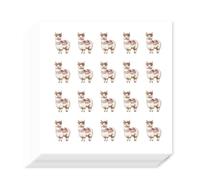 AHANDMAKER 400Pcs Self-Adhesive Planner Stickers, Cartoon Alpaca Llama Stickers Animal Themed Decals for Planner Calendar Scrapbook Crafting Party Decor Gift Bag Seal Theme Party Decor, 0.5 Inch