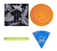 AHANDMAKER 4Pcs Area of Effect Spell Templates Acrylic Area Damage Effect Marker DND AOE Spell Template Include Circle Square Rectangle Templates for Dungeons and Dragons & Tabletop RPG