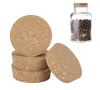 AHANDMAKER 4pcs Large Cork Bottle Stoppers, Tapered Cork Bung Wine Stopper 2.56-2.76 Inch Cork Plug for Wine Bottle, Glass Jar Carafes, Pottery, Beer Glass Bottle, Craft DIY Decor