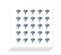 AHANDMAKER 500Pcs Intense Tornado Cartoon Self-Adhesive Stickers, Tornado Stickers Weather Themed Decals for Science Projects, Classroom Walls, Journals, Scrapbooking