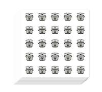 AHANDMAKER 500Pcs Kitchen Theme Planner Stickers Self-Adhesive Decals Slow Cookers Stickers for Planner Calendar Scrapbook Crafting Arts Gift Bag Seal Theme Party Decor
