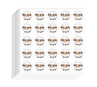 AHANDMAKER 500Pcs Self-Adhesive Cute Sheep Stickers, Waterproof Kawaii Cartoon Sheep Planner Stickers Farm Animal Decorative Paper Decals for Laptop Water Bottle Scrapbook Crafts Party Decor Gifts
