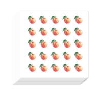 AHANDMAKER 500Pcs Self-Adhesive Planner Stickers, Peach Stickers Fruit Theme Stickers Decals for Planner Calendar Scrapbook Crafting Party Decor Gift Bag Seal Theme Party Decor, 0.5 Inch