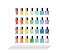 AHANDMAKER 560Pcs Self-Adhesive Planner Stickers, Nail Polish Stickers Decorative Decals for Planner Calendar Scrapbook Crafting Party Decor Gift Bag Seal Theme Party Decor, 90x90mm