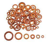AHANDMAKER 72Pcs Wood Rings Round Linking Rings Wood Loop Circle Wooden Macrame Rings for Macrame Supplies Plant Hanger DIY Jewelry Christmas Craft Decoration, Brown