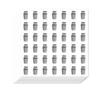 AHANDMAKER 840Pcs Trash Planner Sticker Garbage Day Stickers Cartoon Self-Adhesive Decals for Planner Calendar Scrapbook Crafting Arts Gift Bag Seal Theme Party Decor