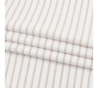 AHANDMAKER Camel White Striped Fabric, Woven Ticking Striped Polyester Fabric Simple Style Line Pattern Fabrics for Upholstery Tablecloths Pillows Curtains Clothing DIY Crafts Home Decor, 39x58 Inch