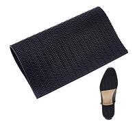 AHANDMAKER Shoe Sole Repair Rubber Soling Sheet, 3mm Thick Non-Slip Rubber Shoes Bottom Repairing Material Shoe Pads Heel Replacement for Women Men Shoes, Black